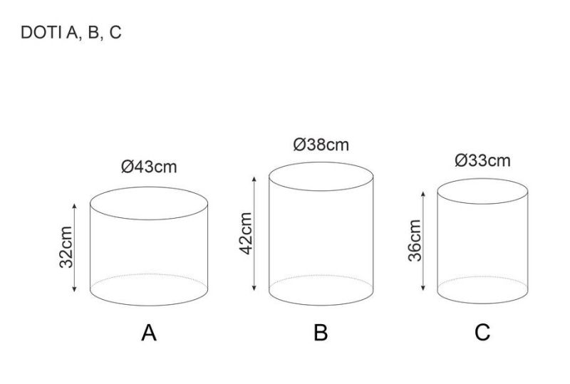 Taburetka, 33cm, olivová látka, DOTI C BREGO