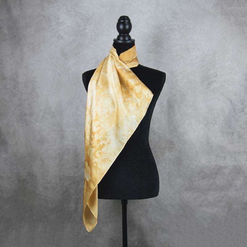 Hodvábna šatka LIMITED_209, Vyrobená na Slovensku, 90 x 90cm