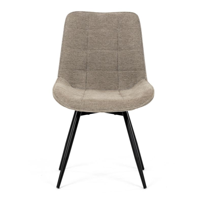Jedálenská stolička, hnedá, látka, HC-T1130 CAP2