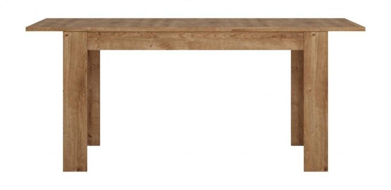 Jedálenský stôl, 140x85cm, rozkladací, DTD, dub ribbeck zlatý, FRIBO FRIT03