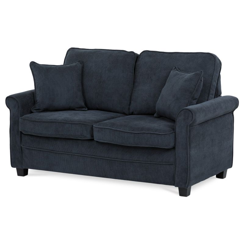 Rozkladacia pohovka, modrá látka, ASB-4170 BLUE2