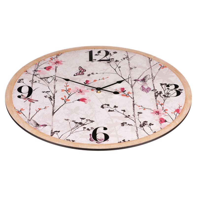 Hodiny nástenné MDF, 58cm, HA1733