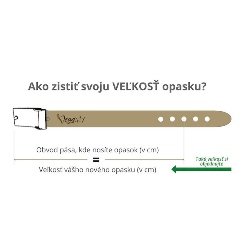 Unisex kožený opasok JOINTS, šírka 3.3cm, Čierna