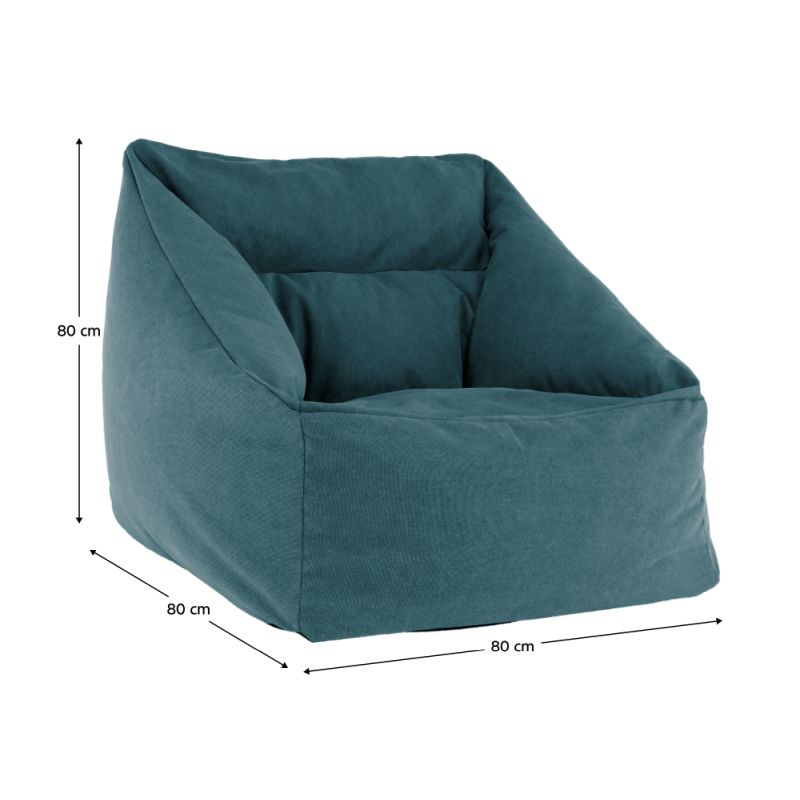 Sedací vak, 80cm, zelená látka, URASON