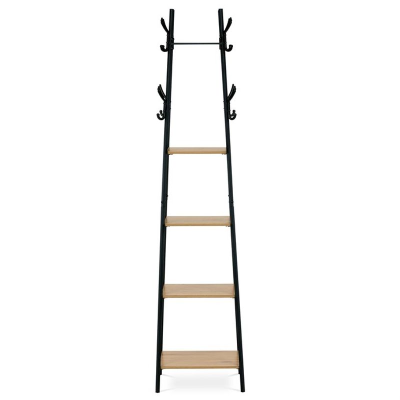 Vešiak stojanový, 170cm, MDF, prírodný, GD-170 OAK