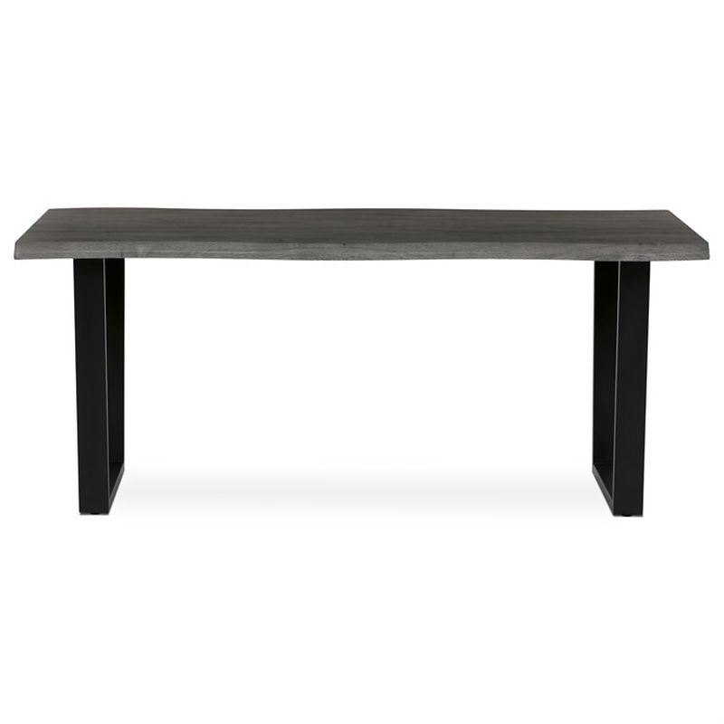 Jedálenský stôl 180x90cm, MDF, kov, sivý dub, HT-F4218 GREY