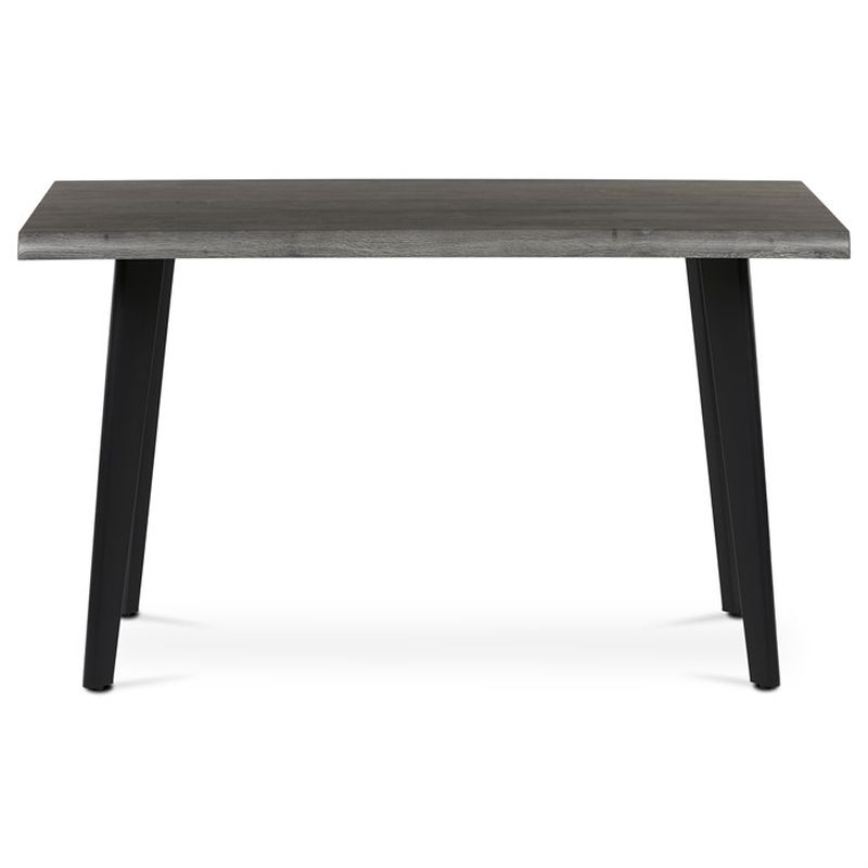 Jedálenský stôl 130x80cm, MDF, kov, sivý dub, HT-F4413 GREY