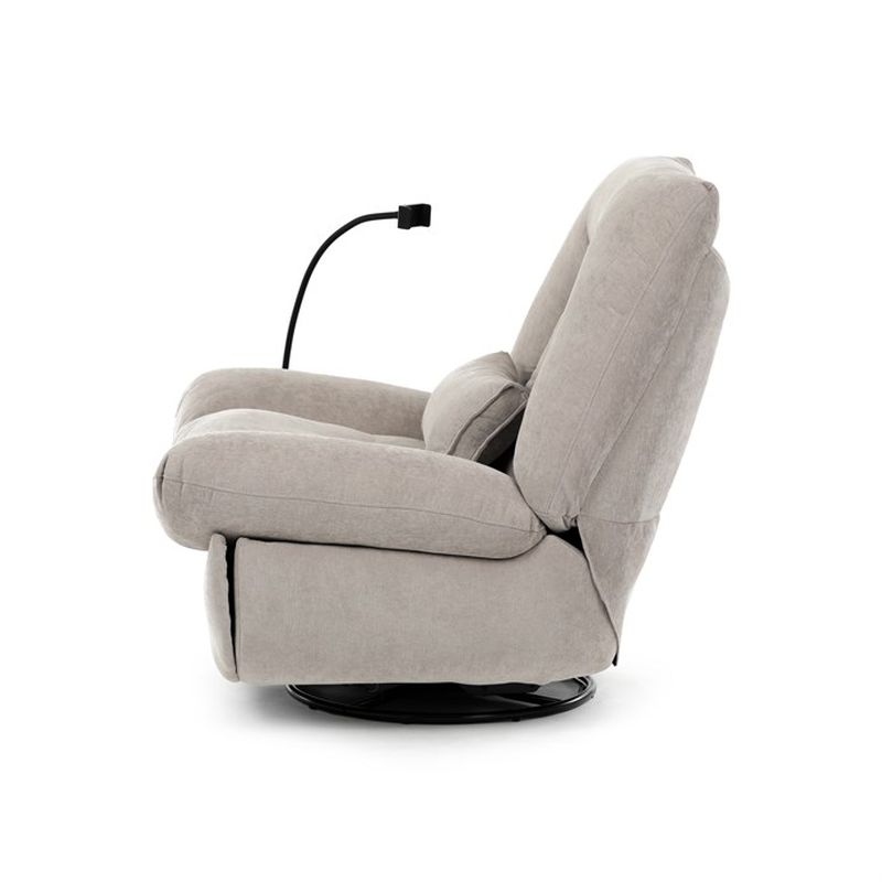 Polohovacie kreslo, elektrické, látka, béžová, 160 kg, TV-7081 LAN2