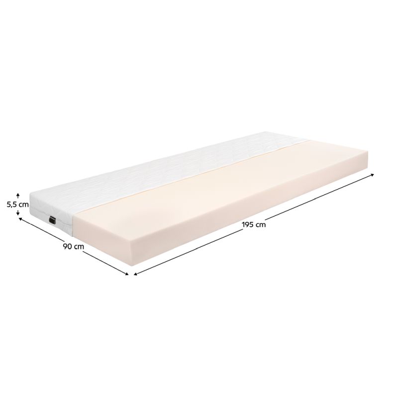 Matrac, penový, 195x90 cm, VENITO