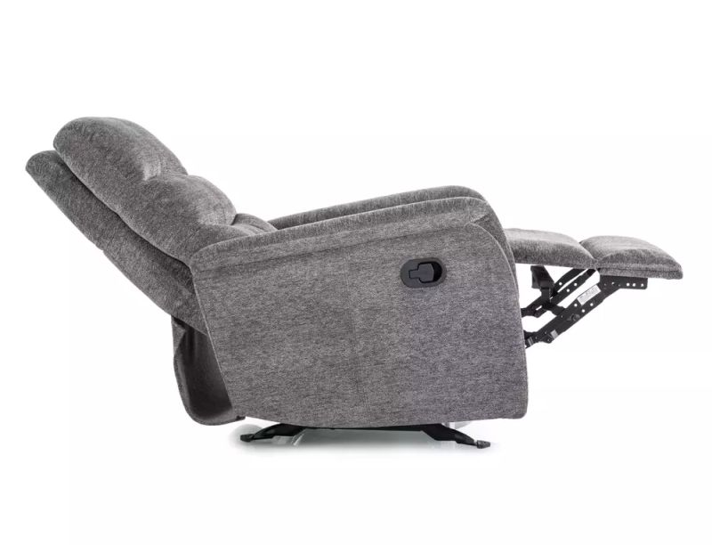 Relaxačné kreslo, sivá látka, Signal, JOWISZ RAVEN