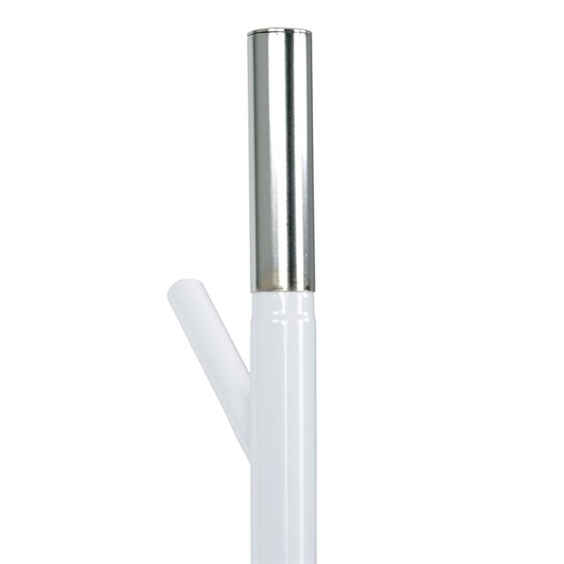 Vešiak, 179cm, kov biely, 80001-01 WT