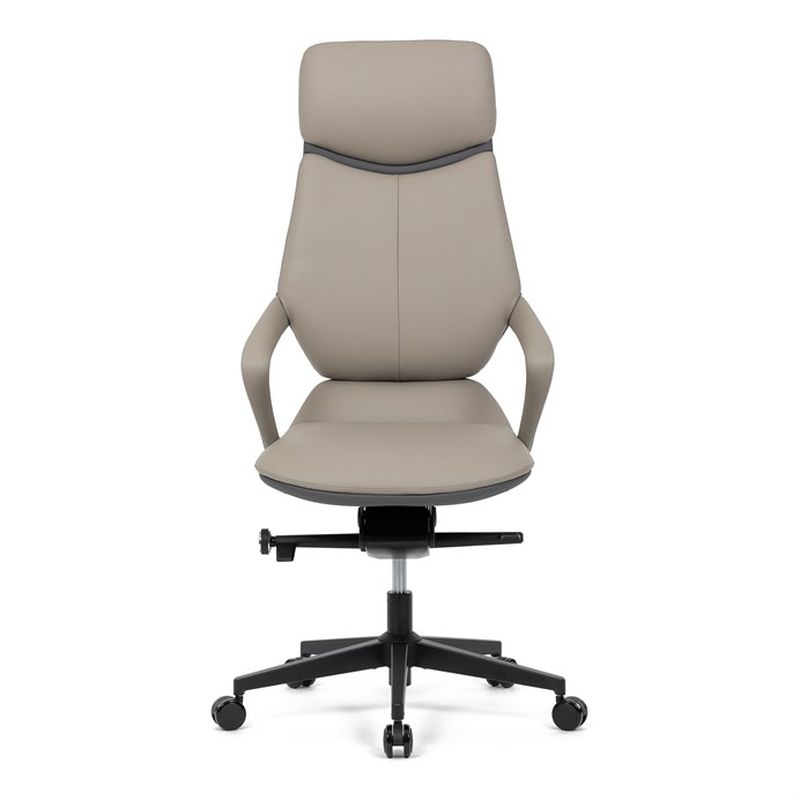 Kancelárske kreslo, sivá, ekokoža, 120 kg, KA-T8426 GREY