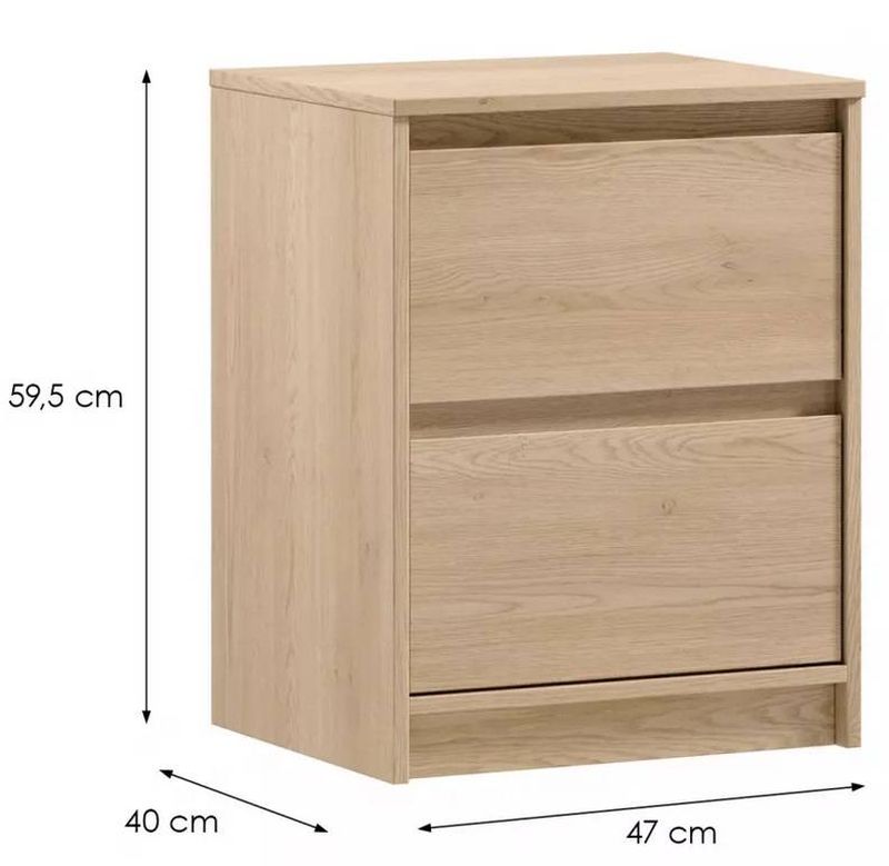 Nočný stolík, 47cm, cremona, MANAMI SN