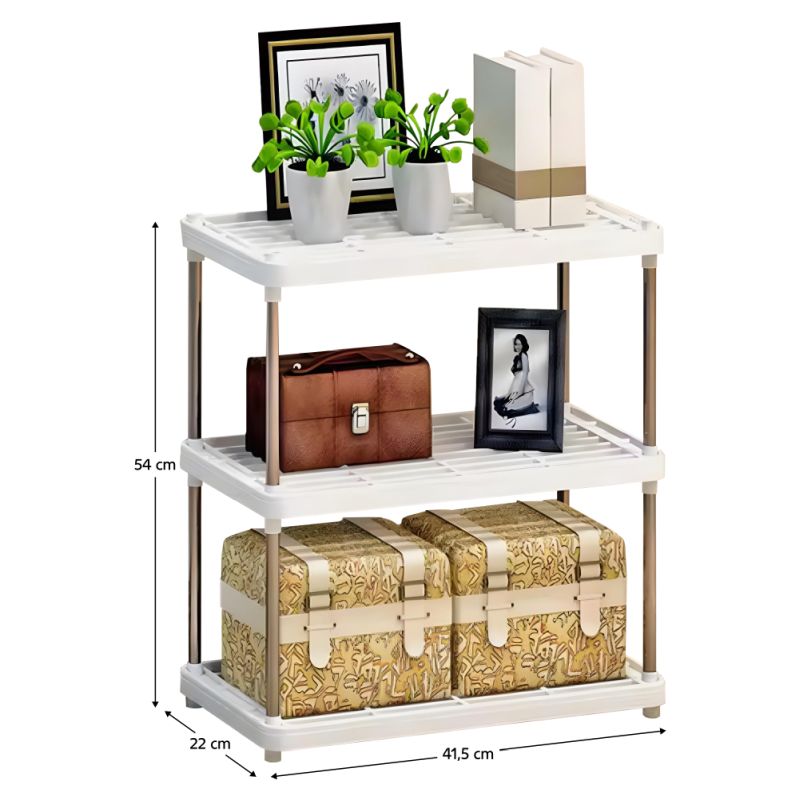 Regál, 41cm, biely, MARESI