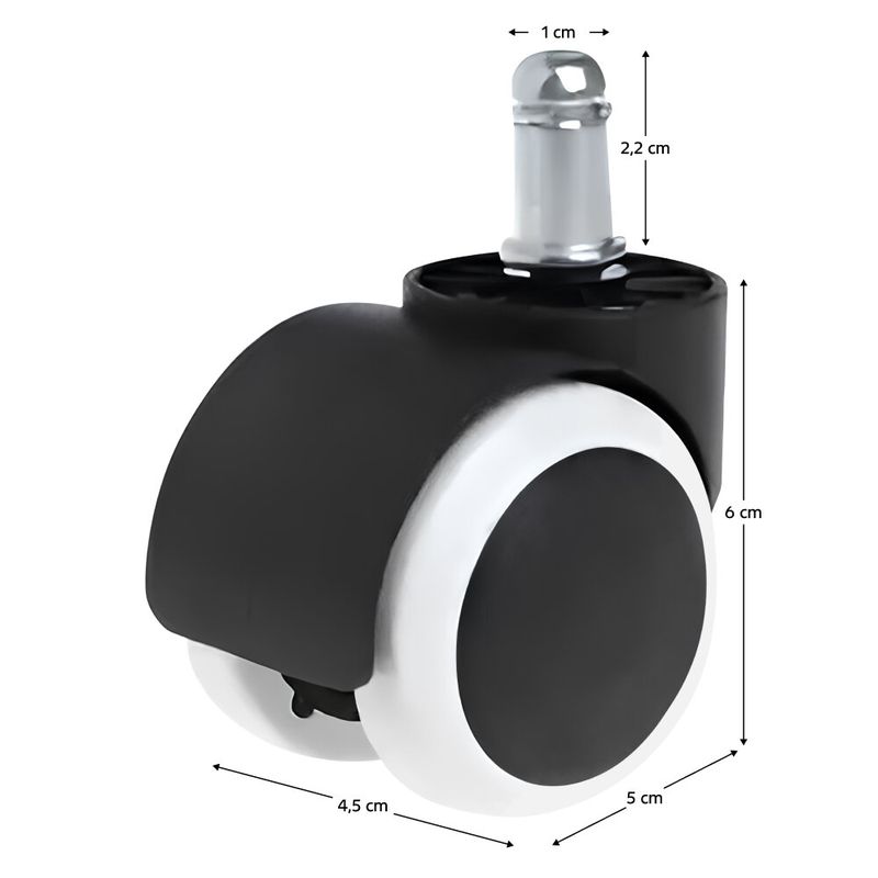 Koliesko, set 5 ks, čierna-biela, KOLIESKO TYP 2