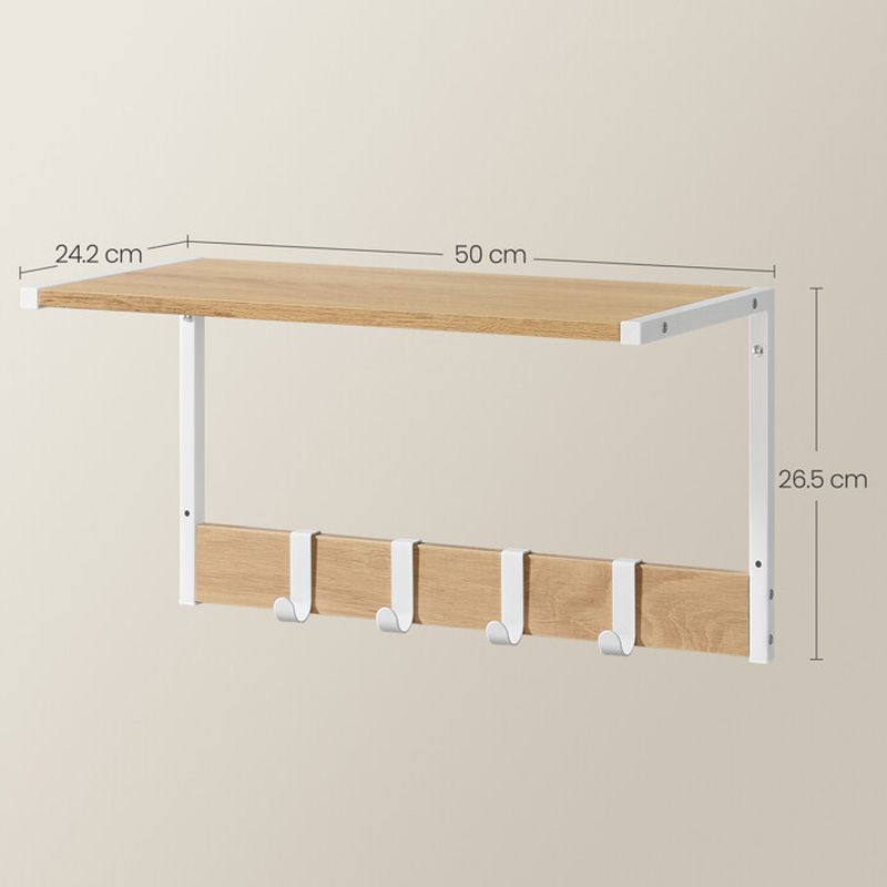 Set poličiek, 50cm, MDF dub, ABP-E1083 WT