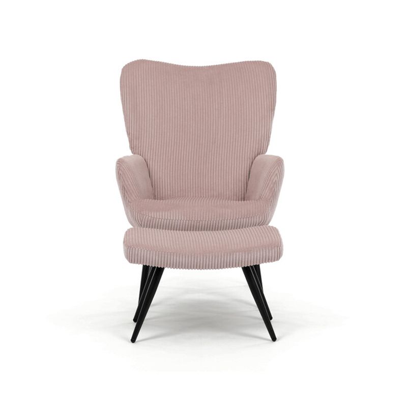 Relaxačné kreslo, ružová manšestrová látka, AK-L7285 PINK6