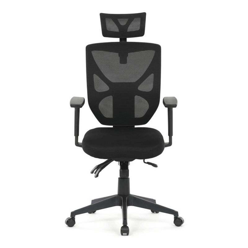 Kancelárska stolička, čierna, látka, 130 kg, KA-Q8250 BK