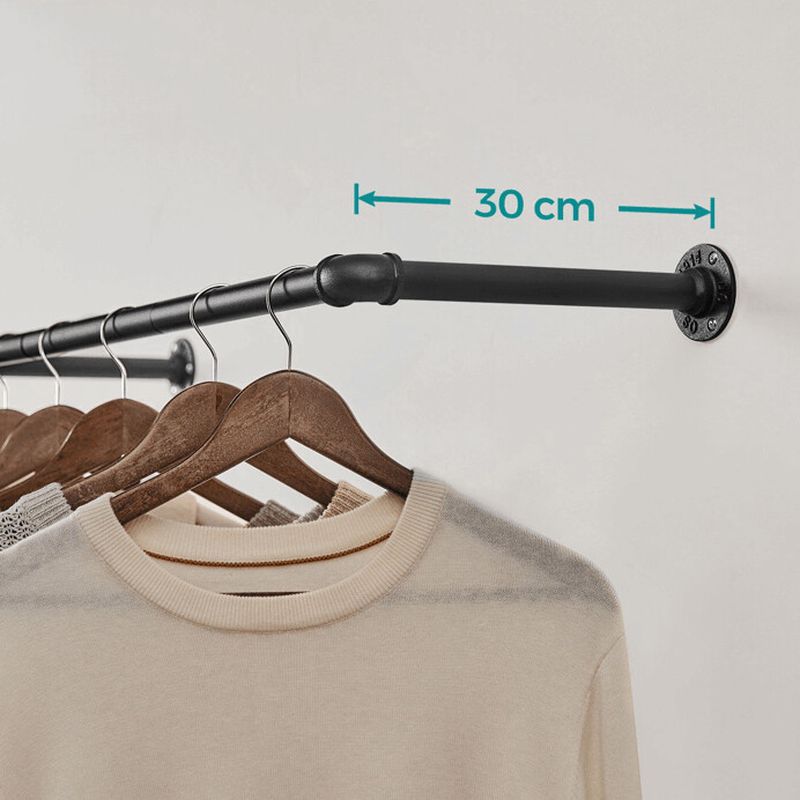 Vešiak, 92cm, kov, čierny, AUV-E1067 BK