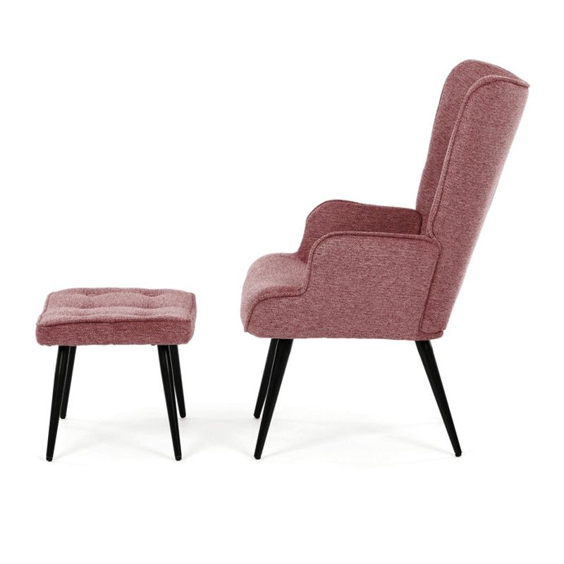 Relaxačné kreslo, ružová zamatová látka, AK-303 PINK2