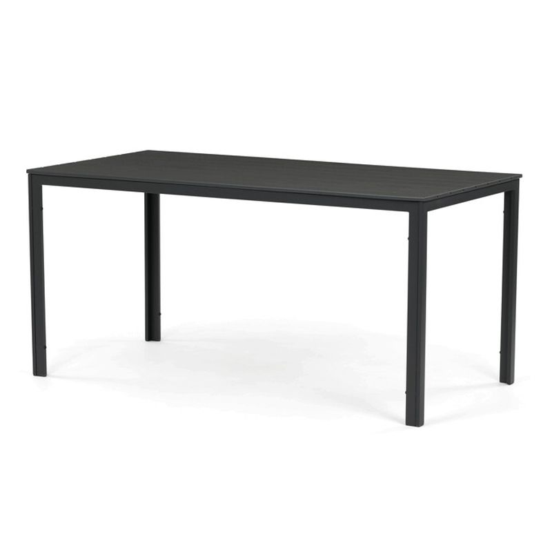Záhradná zostava, polywood, kov, sivá, AZS-B1656 GREY