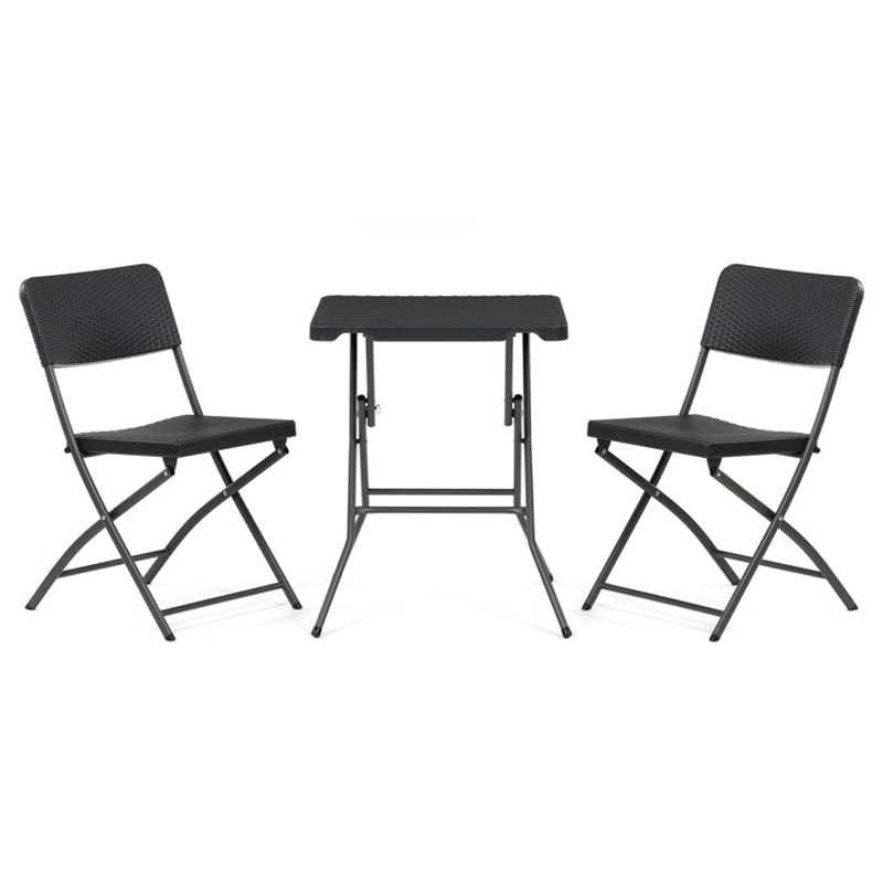 Záhradný set 1+2, kov, plast, sivý, AZS-L2161 GREY