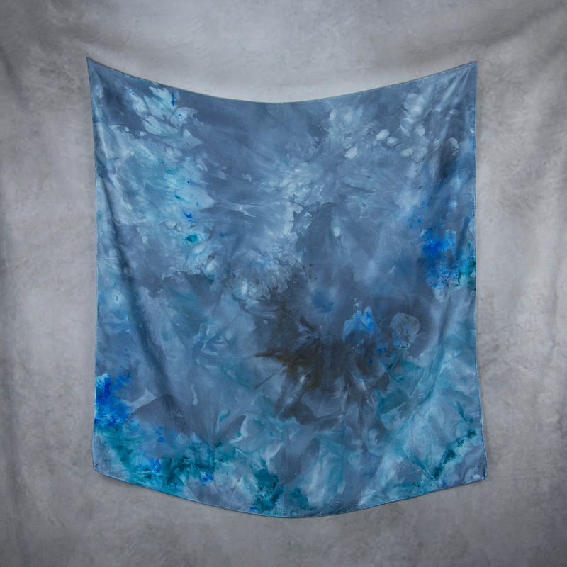 Hodvábna šatka LIMITED_292, Vyrobená na Slovensku, 90x90cm