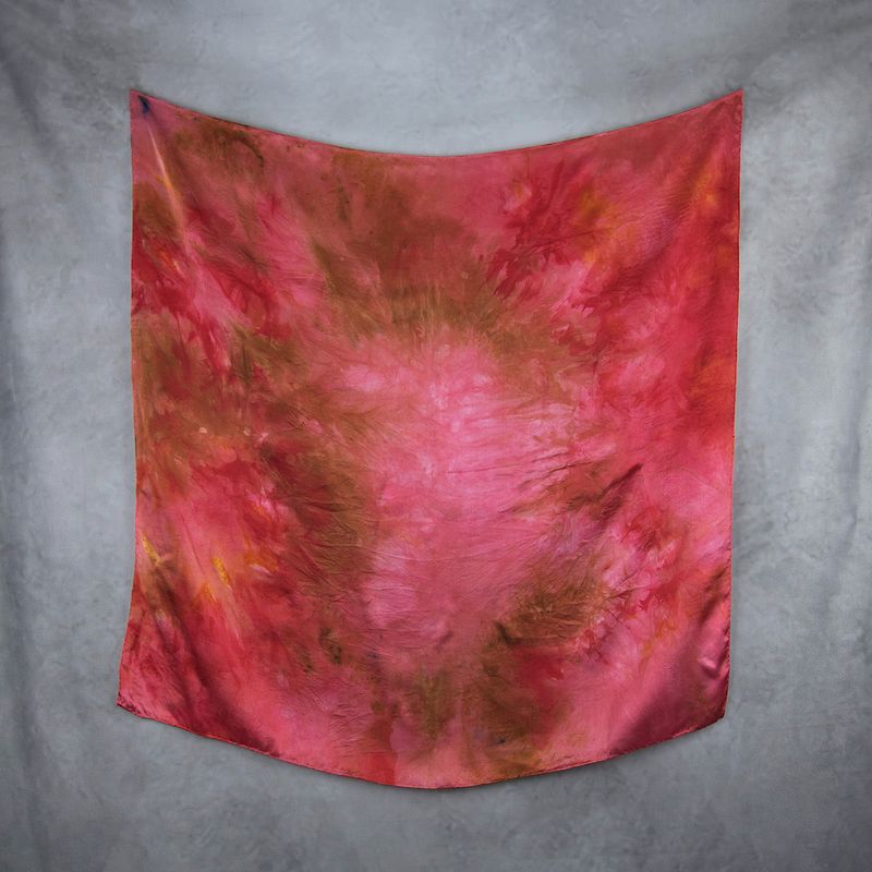 Hodvábna šatka LIMITED_293, Vyrobená na Slovensku, 90x90cm