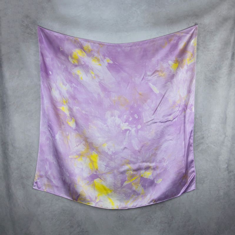 Hodvábna šatka LIMITED_299, Vyrobená na Slovensku, 90x90cm