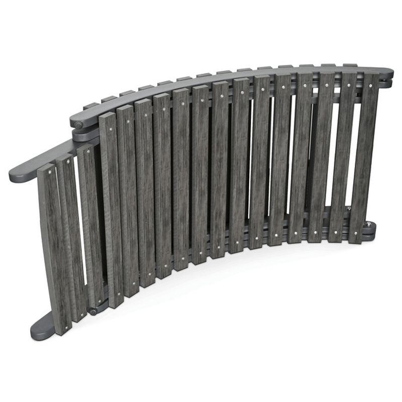 Záhradné lehátko, hliník, sivé, AZL-L1301 GREY