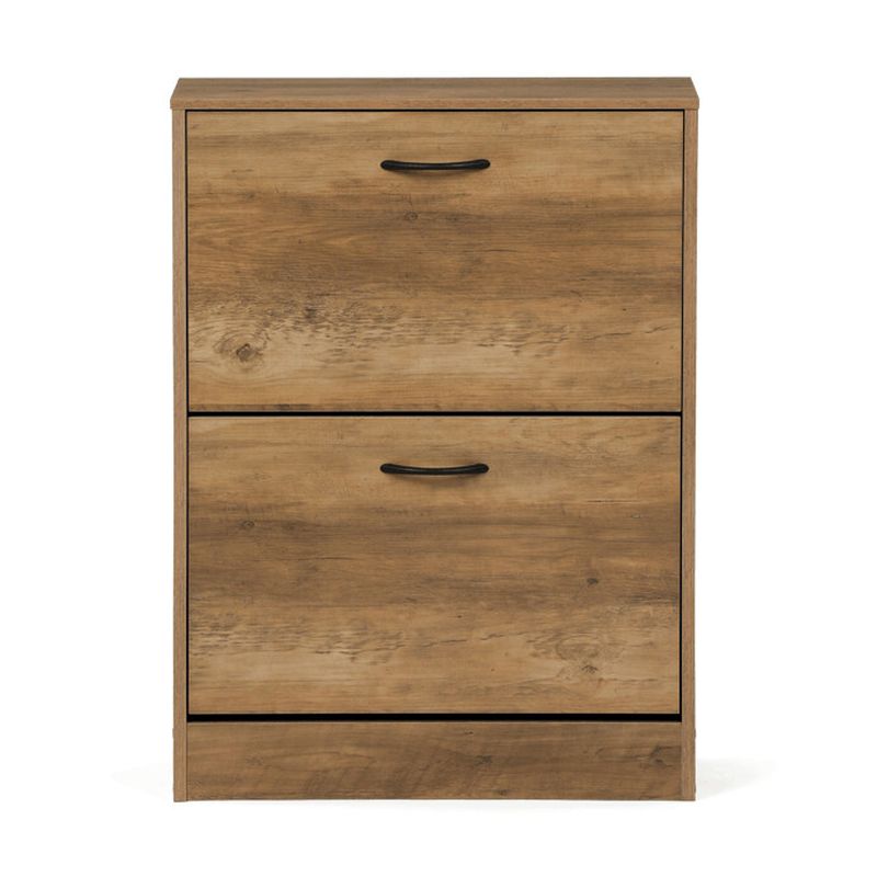 Botník, 60cm, MDF, hnedý, ABO-G1014 ELM