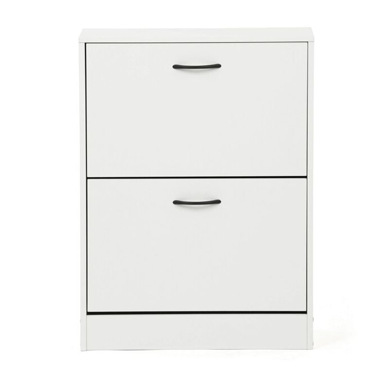 Botník, 60cm, MDF, biely, ABO-G1014 WT