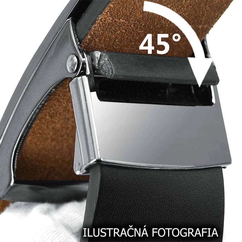 Kožený opasok PHANTOM s brzdovou prackou, Koňakový