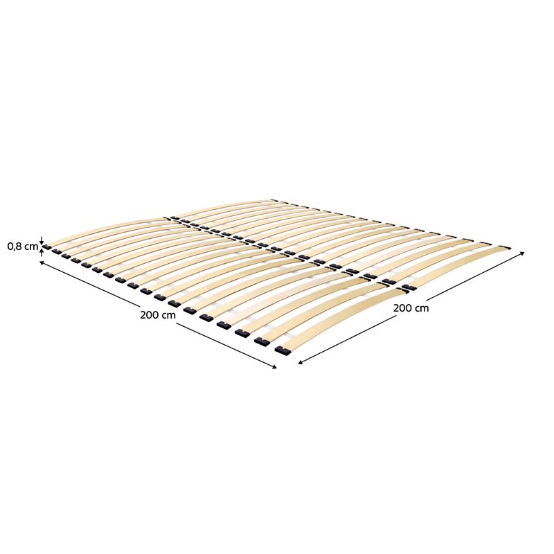 Rolovaný rošt, 200x200cm, lamelový, BREZO