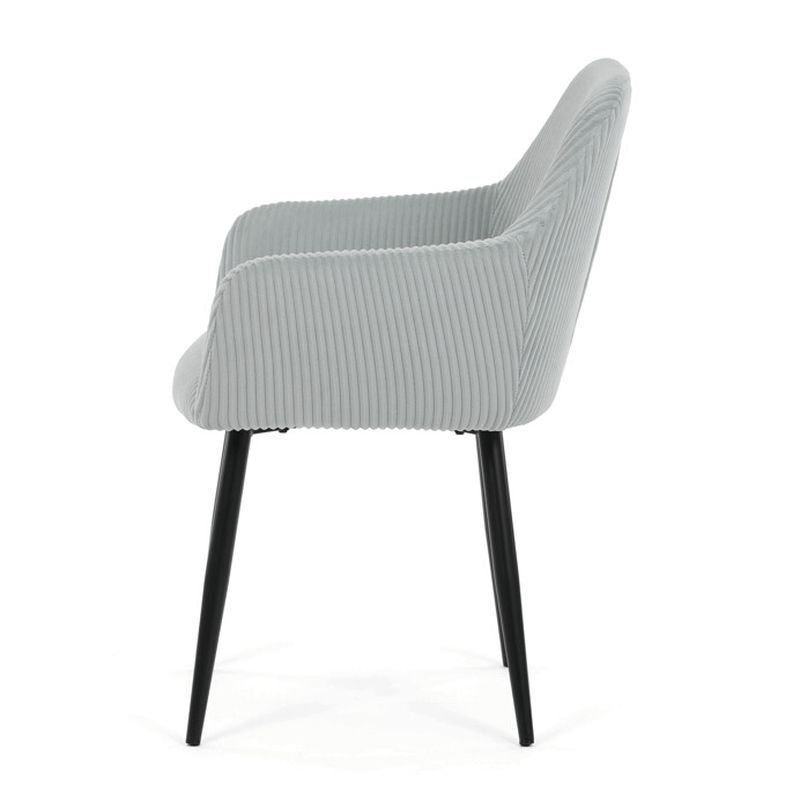 Jedálenská stolička, modrá, menčestrová látka, DCH-V4009 BLUE6