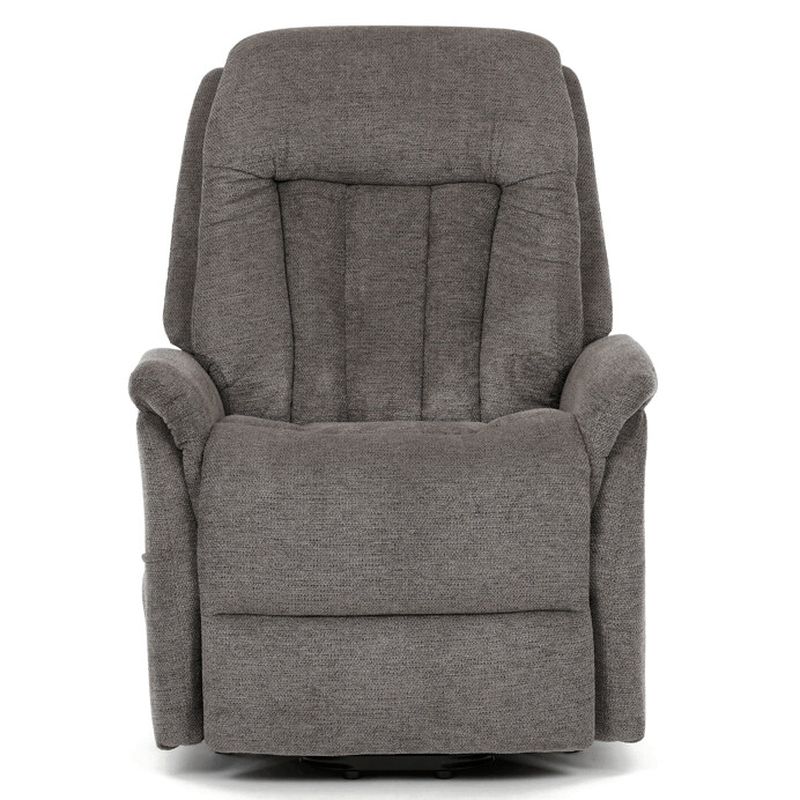 Polohovacie kreslo, elektrické, sivá látka, TV-Q8575 GREY2