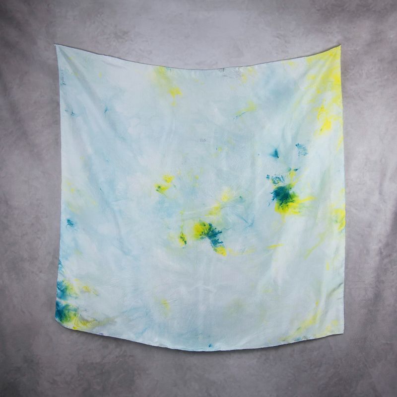 Hodvábna šatka VZOR_51, 85 x 90cm, Made in Slovakia