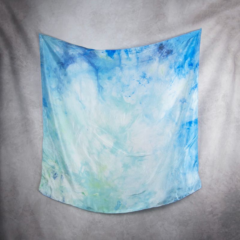 Hodvábna šatka VZOR_54, 85 x 90cm, Made in Slovakia