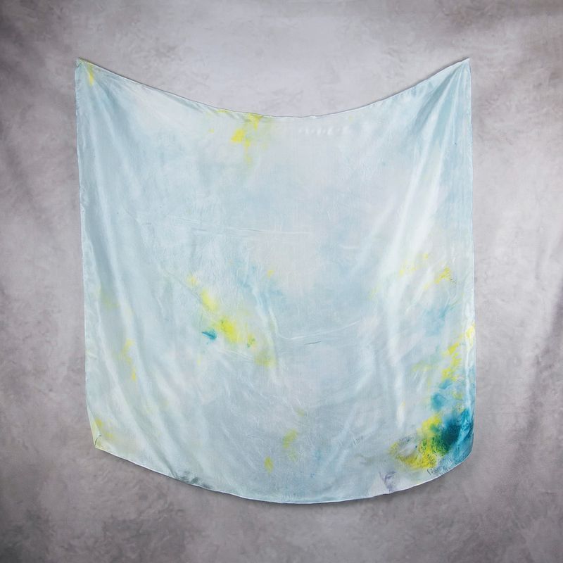 Hodvábna šatka VZOR_49, 80 x 90cm, Made in Slovakia