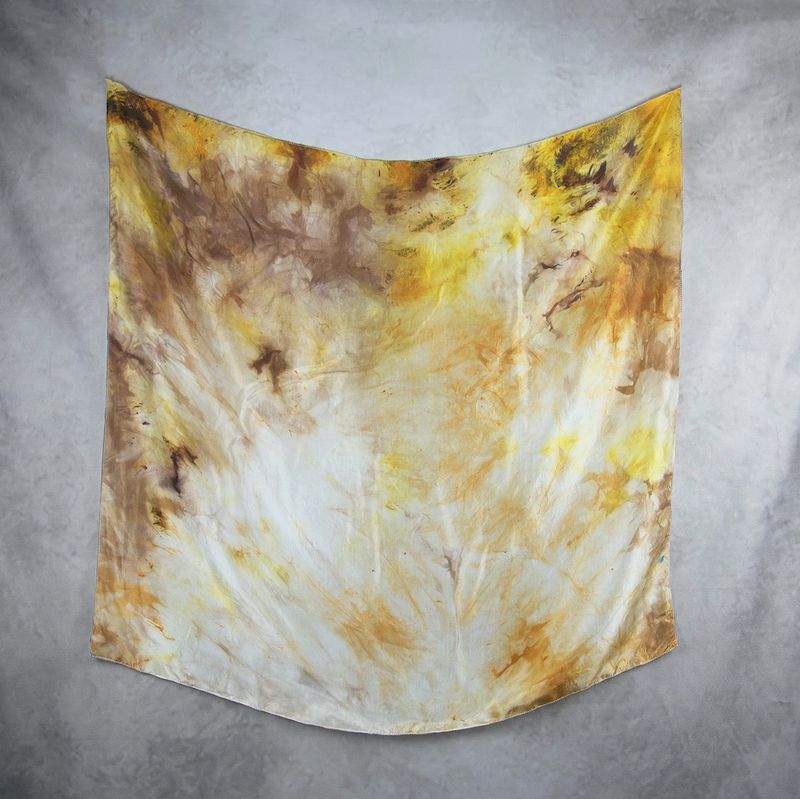 Hodvábna šatka VZOR_48, 80 x 90cm, Made in Slovakia