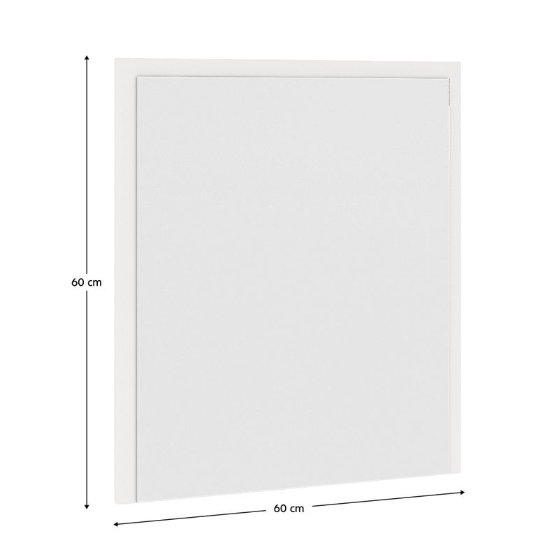 Zrkadlo, 60cm, biele, CHOICE 60