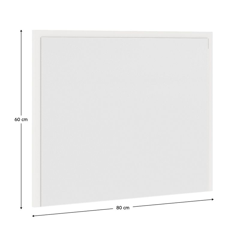 Zrkadlo, 80cm, biele, CHOICE 80