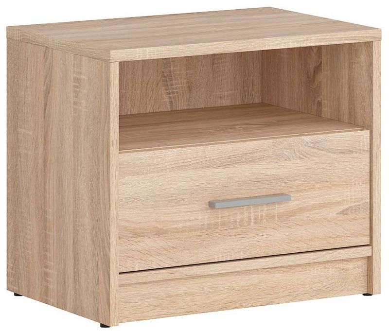 Nočný stolík, 49cm, dub sonoma, NEPO PLUS KOM1S