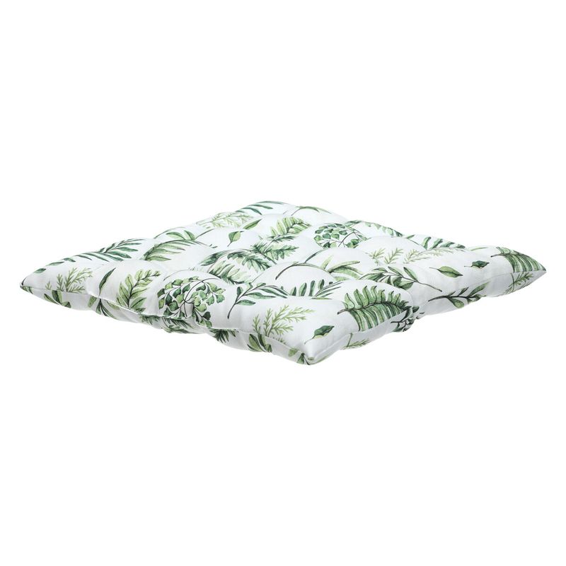 Sedák, mix zelených listov, 100% polyester, 45x45cm, UBR127-10