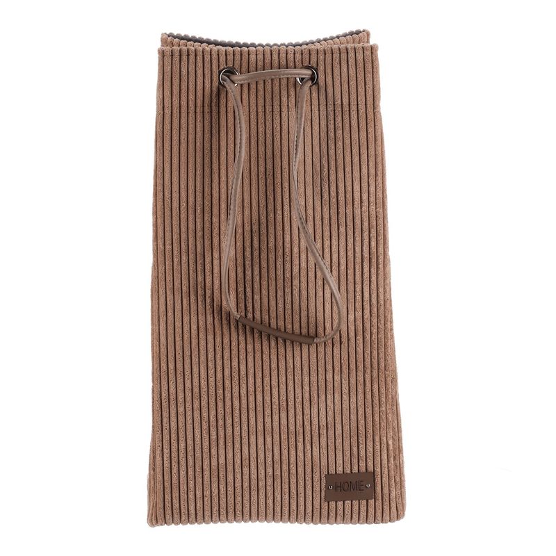 Kôš práčovný, menčester, sťahovací, hnedá farba, DT3015 BRN