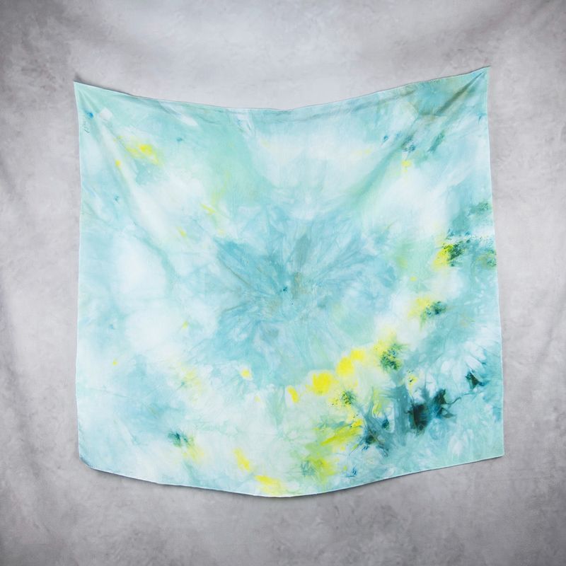 Hodvábna šatka VZOR_69, 80x90cm, Made in Slovakia