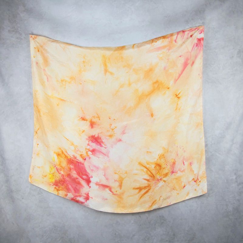 Hodvábna šatka VZOR_70, 80x90cm, Made in Slovakia