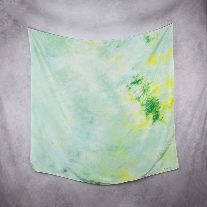 Hodvábna šatka VZOR_77, 85x90cm, Made in Slovakia