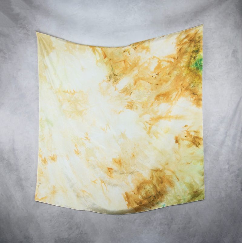 Hodvábna šatka VZOR_79, 90x90cm, Made in Slovakia