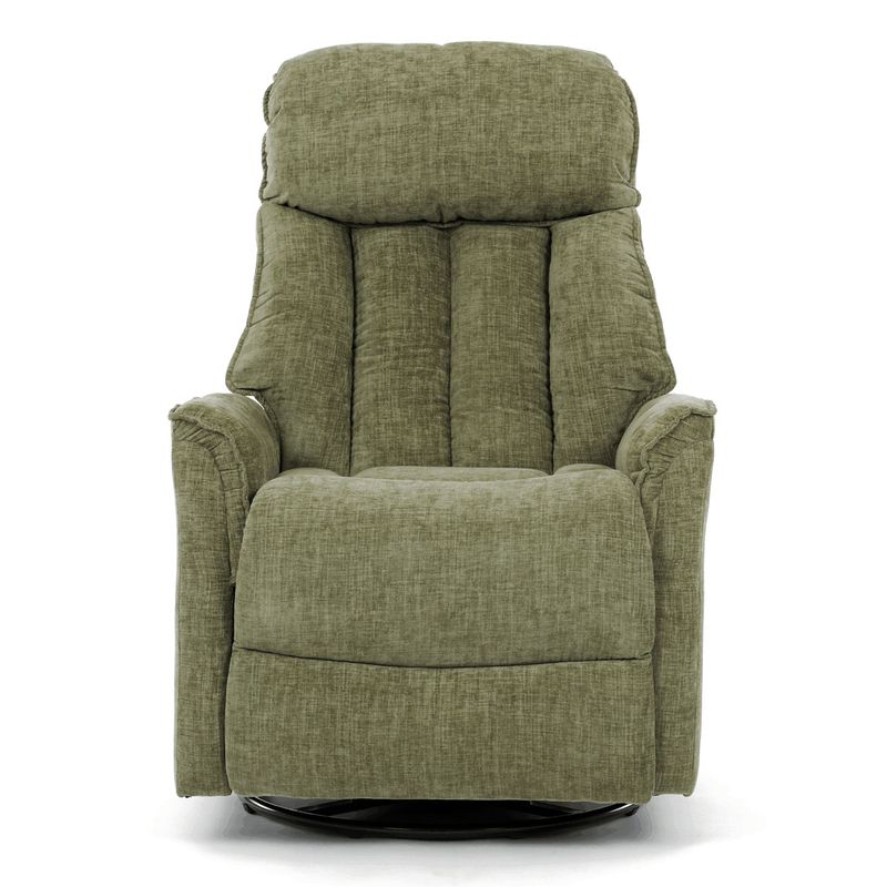 Polohovacie kreslo, zelená látka, 200kg, TV-H9327 GRN2
